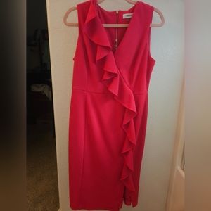 Hot Pink Calvin Klein Dress Size 10